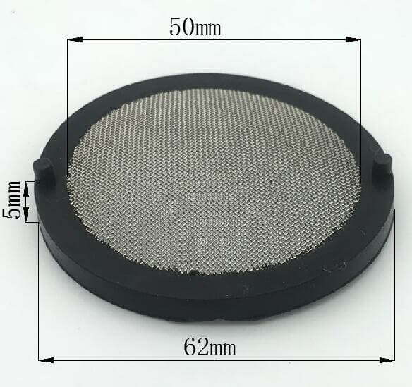 Shower Filter Rubber Mesh Gauze Washer Sink Strainer Bathroom Practical Tool view